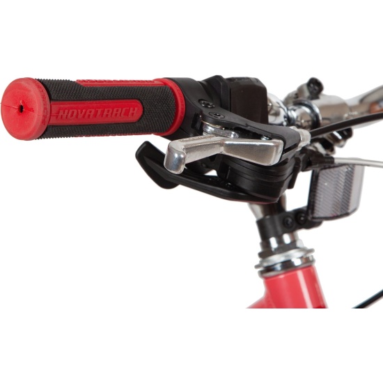 (м) Велосипед детский NOVATRACK 20"20AH6V.NOVARA.CRL22 алюм., коралловый, 6-скор, TY21/TS38/SG-6SI,  фото