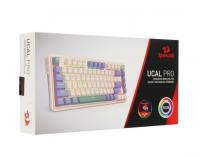 Клавиатура механическая Redragon Ucal Pro RGB Bluetooth, Wireless беж-фио/зел фото