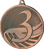 Медаль MD1291/B D50 3место  фото