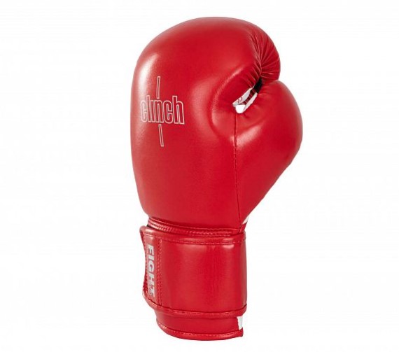 Перчатки боксерские Clinch Fight 3.0 красно-белые (вес 8 унций) фото