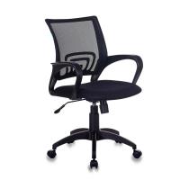 Кресло Бюрократ CH-695N/BLACK, с подлокотниками, сетка, черное TW-11/TW-01, ш/к 72889 фото