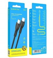 Кабель Type-C - Lighting Borofone BX51 Triumph 1м чёрный фото