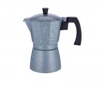 Кофеварка гейзерная TECO TC-403-6 CUPS (300 мл) мрамор фото