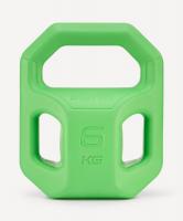 Гиря пластиковая STARFIT DB-505 6 кг, зеленый купить ЦИТ Гиря пластиковая STARFIT DB-505 6 кг, зеленый фото