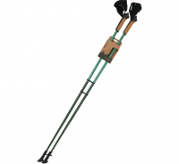 Палки для скандинавской ходьбы BERGER Travel Forest BTF25NP1-02, 115 см, цельные, зеленый  фото