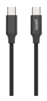 Кабель Type-C - Type-C PERO DC-05 1м черный (PRDC-05TCTC1MB) купить ЦИТ Кабель Type-C - Type-C PERO DC-05 1м черный (PRDC-05TCTC1MB) фото