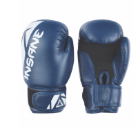 Перчатки боксерские INSANE MARS IN22-BG100, ПУ, синий, 10 oz фото
