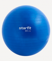 Фитбол STARFIT GB-108 55 см, 900 гр, антивзрыв, синий  фото