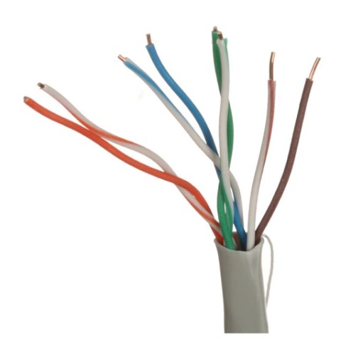 Кабель UTP 5Е level 50м омедненный Cablexpert UTP indoor  UPC-5051E-SOL/50  фото