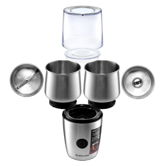 Кофемолка с капучинатором BRAYER BR1185 фото