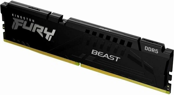Оперативная память DDR5 32Gb (PC5-44800) 5600MHz Kingston Fury Beast Black KF556C36BBE2-32 фото