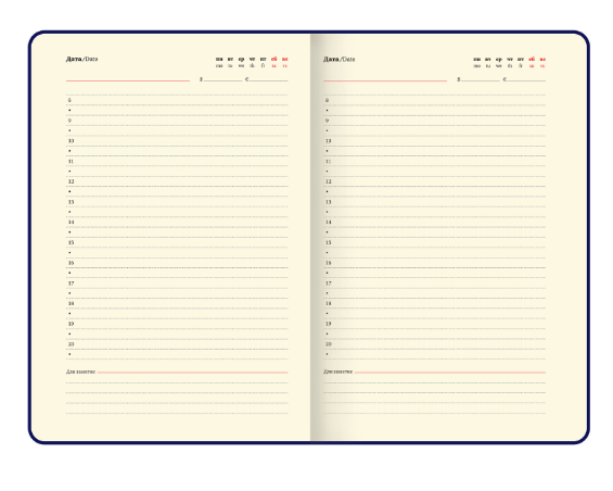 Ежедневник недатированный А5 138x213мм BRAUBERG Velvet, резинка, держатель, 160л, синий, 116243 фото