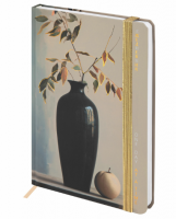 Ежедневник недатированный с резинкой А5 145х203мм, BRAUBERG, твердый, фольга, 128л, Vase, 116295 купить ЦИТ Ежедневник недатированный с резинкой А5 145х203мм, BRAUBERG, твердый, фольга, 128л, Vase, 116295 фото