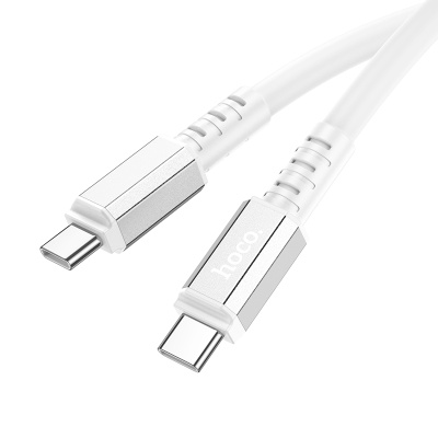 Кабель Type-C - Type-C HOCO X85 Strength 1м белый (6931474777539) купить ЦИТ Кабель Type-C - Type-C HOCO X85 Strength 1м белый (6931474777539) фото
