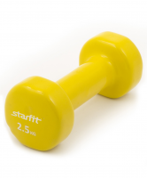 Гантель виниловая STARFIT DB-101 2,5 кг (1 шт.) купить ЦИТ Гантель виниловая STARFIT DB-101 2,5 кг (1 шт.) фото