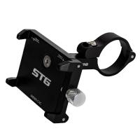 Держатель для телефона STG BC-B705 3,5-7", алюм., черный Х95137 фото