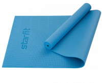 Коврик для йоги STARFIT FM-101 PVC 183x61x0,6 см, синий фото