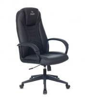 Кресло игровое Zombie 8 черный эко.кожа крестов. пластик ZOMBIE 8 BLACK  фото