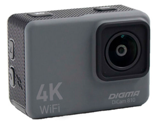 Экшн-камера Digma DiCam 810 серый DC810  фото