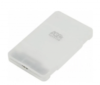Внешний корпус HDD AgeStar 3UBCP1-6G SATA пластик белый 2.5" фото