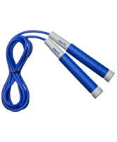 Скакалка STARFIT RP-401 c силиконовыми ручками, 3 м, синий фото