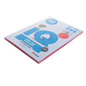 Бумага IQ "Color intensive" А4, 80г/м2, 100л., краллово-красный Код: 088826 Арт: CO44 фото