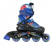 Роликовые коньки MaxCity CARIBO combo boy синий р.30-33 фото