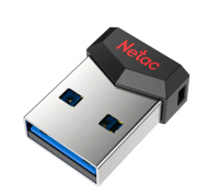 USB флеш-накопитель 16GB Netac UM81 чёрный металл USB 2.0 (NT03UM81N-016G-20BK) фото