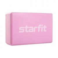 Блок для йоги STARFIT Core YB-200 EVA, 115 гр, 22,5х8x15см, розовый пастель УТ-00018924 фото