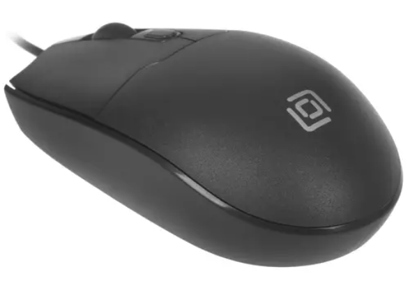 Мышь Oklick 147M черный оптическая (2000dpi) USB фото