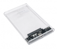 Внешний корпус USB 3.0 для 2.5" HDD/SSD Gembird EE2-U3S-7, порт Type-С, SATA III, пластик, прозрачны фото