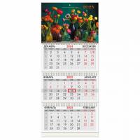 Календарь квартальный 2025г, 3 блока 3 гребня бегунок, мел.бум, BRAUBERG, Прекрасные цветы, 116136 купить ЦИТ Календарь квартальный 2025г, 3 блока 3 гребня бегунок, мел.бум, BRAUBERG, Прекрасные цветы, 116136 фото