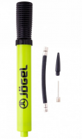 Насос Jogel двойного действия JA-104 (25см) ND, гибкий шланг, игла, насадка для фитбола  фото