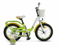 (м) Велосипед детский STELS 16" Pilot-190 зелёный/жёлтый/белый фото