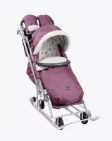 Санки-коляска Ника детям НД7-8К вересковый НД7-8К/10 фото