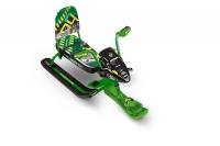 Снегокат Ника-Snowpatrol СНД2 (зеленый каркас)-велоруль, спортивное сидение СНД2/SP3 фото