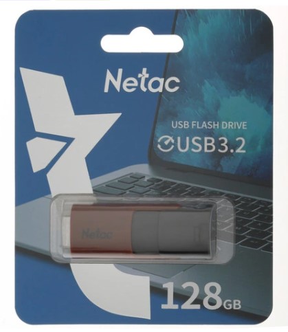 USB флеш-накопитель 128Gb Netac U182 красный USB 3.2 (NT03U182N-128G-32RE) фото