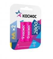 Аккумулятор АА КОСМОС 2800MAH 2шт (KOCR6NIMH2800MAH2BL) фото