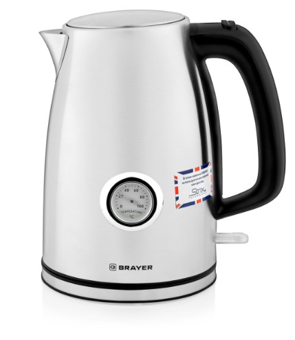 Чайник BRAYER BR1022 нерж. сталь купить ЦИТ Чайник BRAYER BR1022 нерж. сталь фото