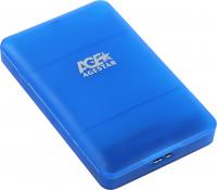 Внешний корпус HDD AgeStar 3UBCP3 SATA пластик синий 2.5" фото