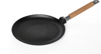 Сковорода блинная ГАРДАРИКА 0822, чугун 22см, съемная ручка фото