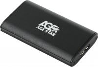 Внешний корпус HDD AgeStar 3UBMS1 mSATA USB 3.0 пластик/алюминий черный фото