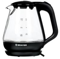 Чайник BRAYER BR1063BK, 1.2л. черный фото