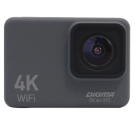 Экшн-камера Digma DiCam 810 серый DC810  фото