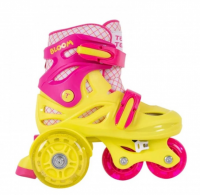 Роликовый коньки Tech Team Bloom lime M(р.31-35) фото