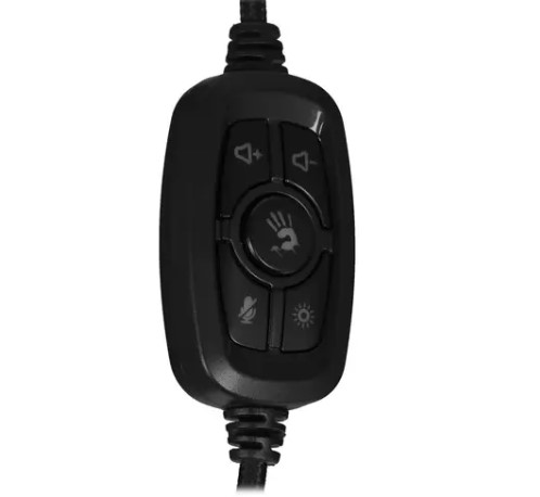 Наушники с микрофоном A4Tech Bloody G535 черный/серебр 2м USB фото