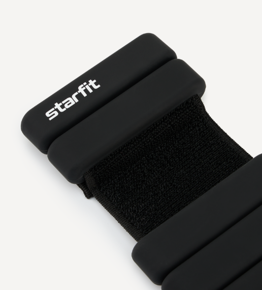 Утяжелители силиконовые STARFIT WT-601 1 кг, черный  фото