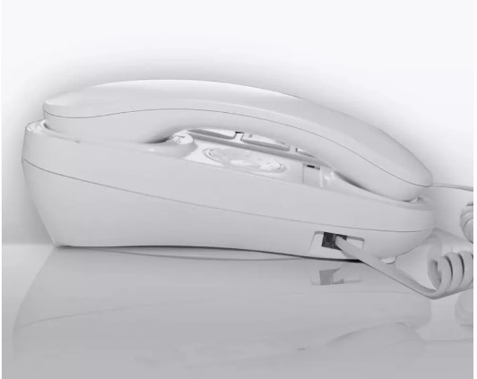 Телефон проводной TEXET TX-201 белый фото