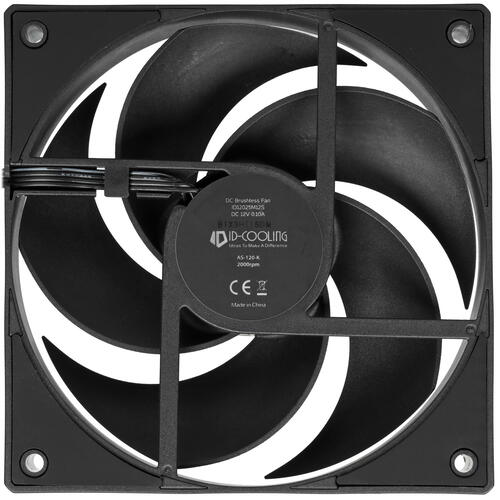 Вентилятор для корпуса ID-Cooling AS-120-K Black PWM Silent фото