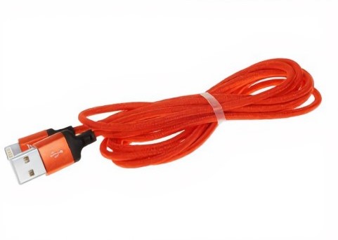 Кабель USB - Lightning HOCO X14 2м красный/черный (6957531062899) фото
